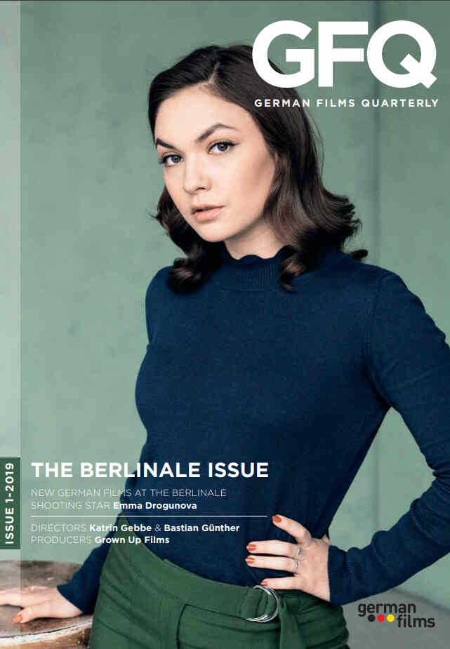 GERMAN FILMS QUARTERLY magazine side cover Issue 1   2019