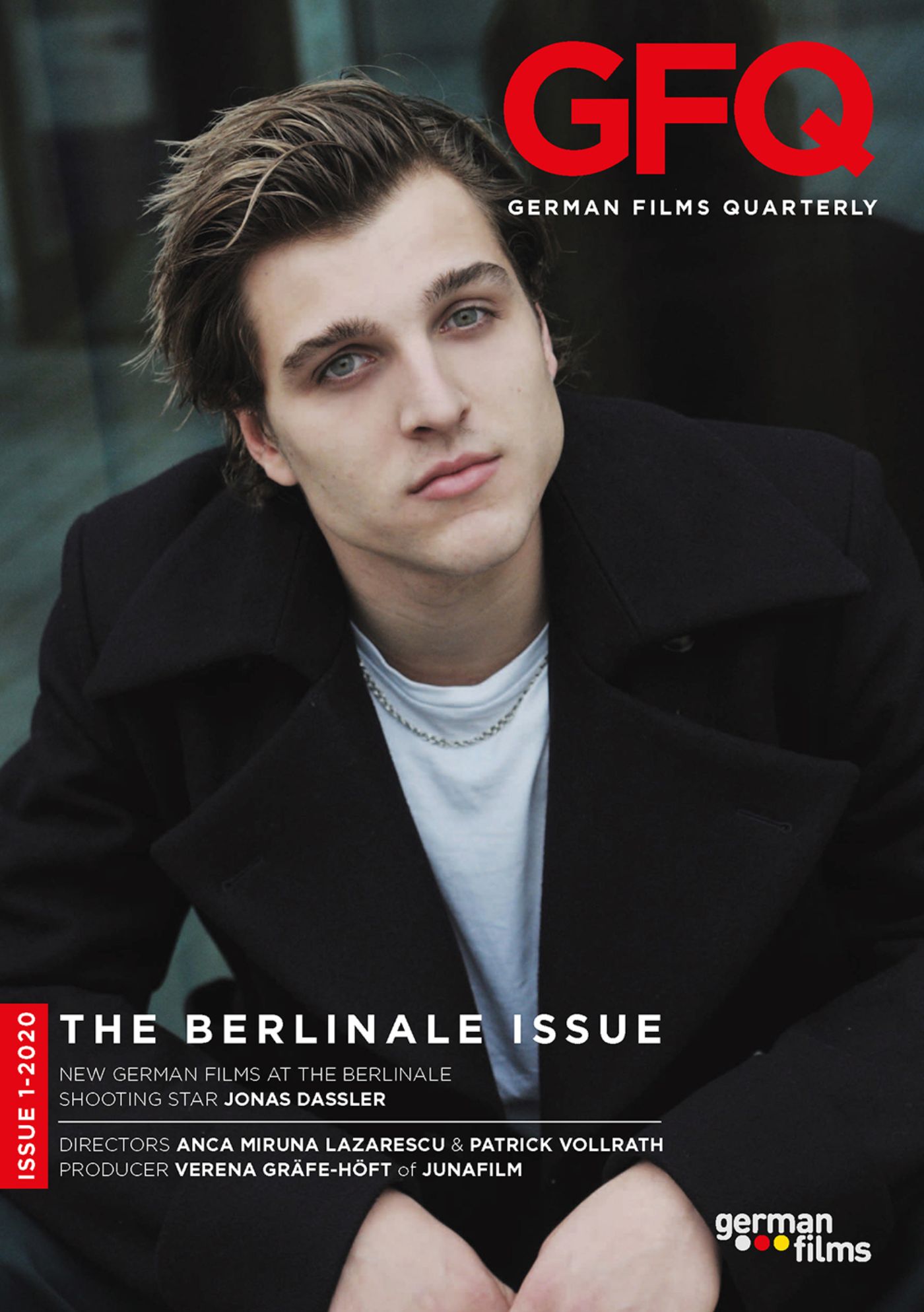 GERMAN FILMS QUARTERLY magazine side cover Issue 1   2020