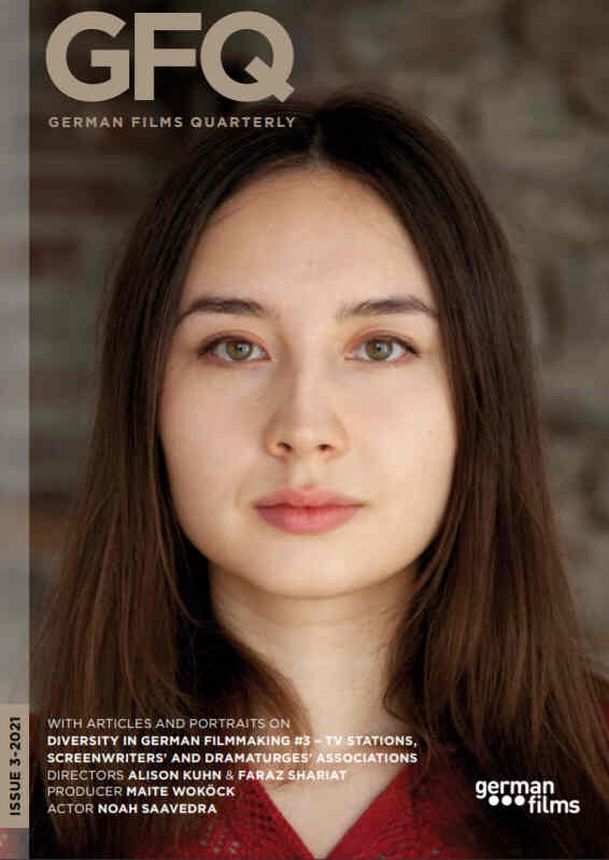 GERMAN FILMS QUARTERLY magazine side cover Issue 3   2021