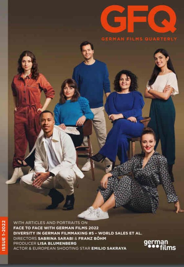 GERMAN FILMS QUARTERLY magazine side cover Issue 1   2022
