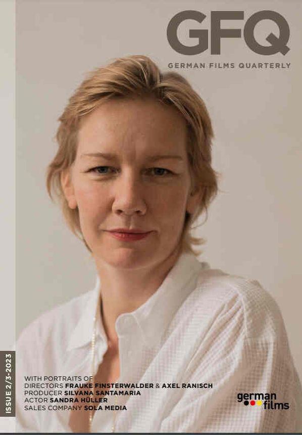 GERMAN FILMS QUARTERLY magazine side cover Issue 2-3   2023