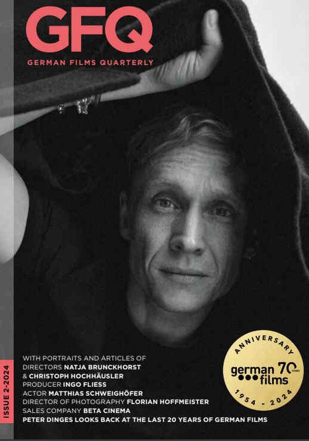 GERMAN FILMS QUARTERLY magazine side cover Issue 2   2024