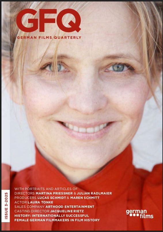 GERMAN FILMS QUARTERLY magazine side cover Issue 3   2025