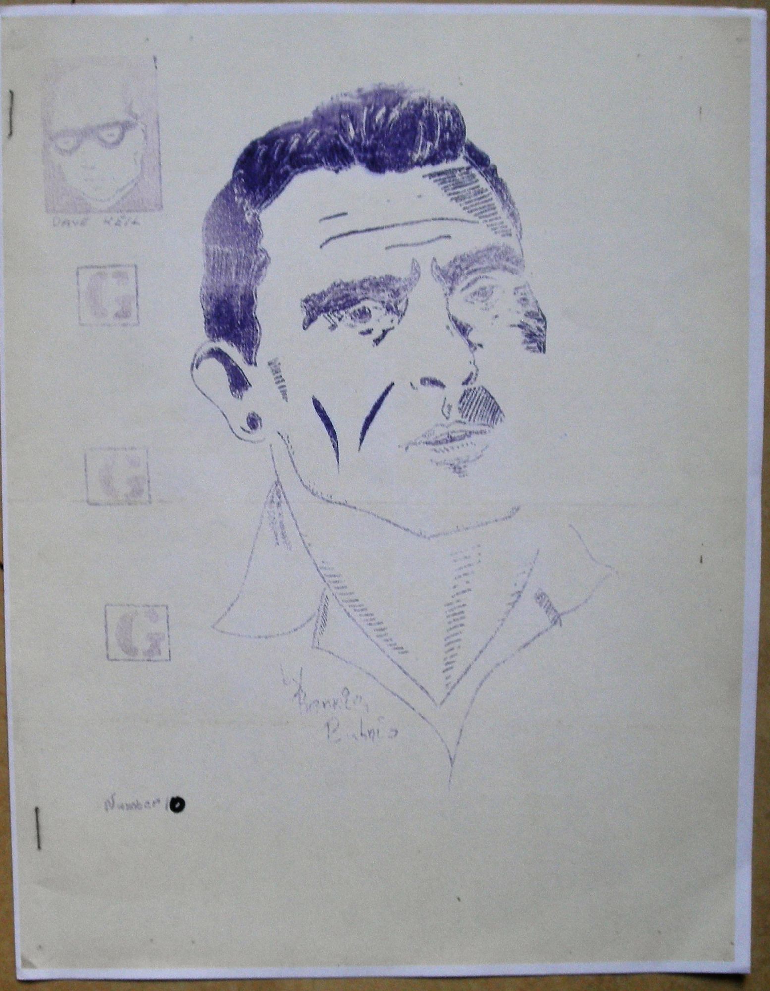 GARDEN GHOULS GAZETTE magazine side cover Issue 10  1963
