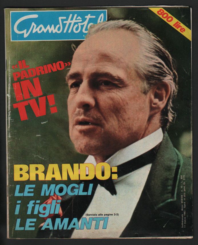 GRAND HOTEL magazine side cover Issue 10 11 March 1983