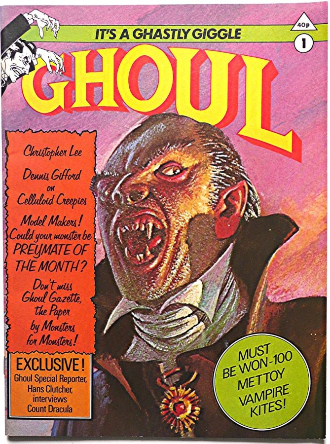 GHOUL magazine side cover  