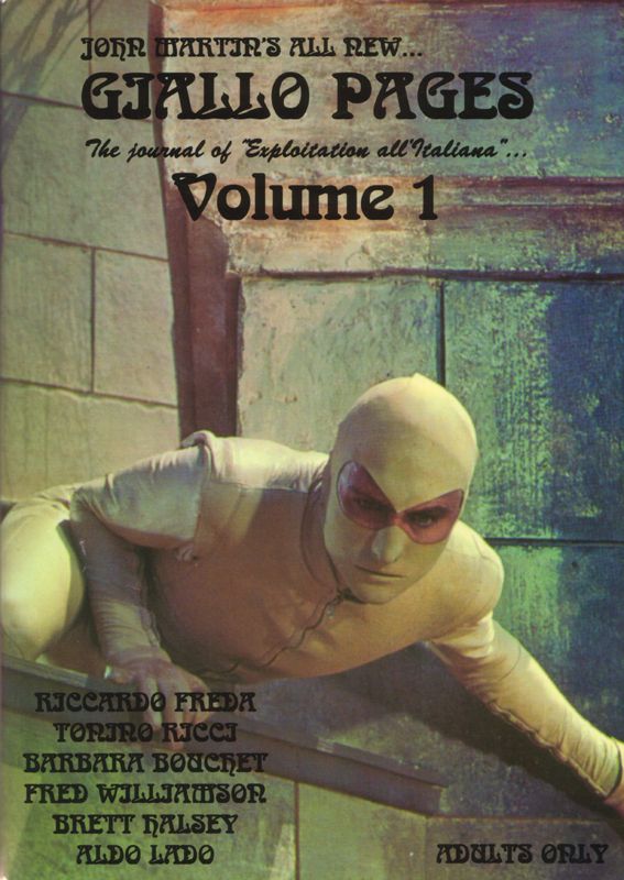 GIALLO PAGES magazine side cover Book 1 - May 1999