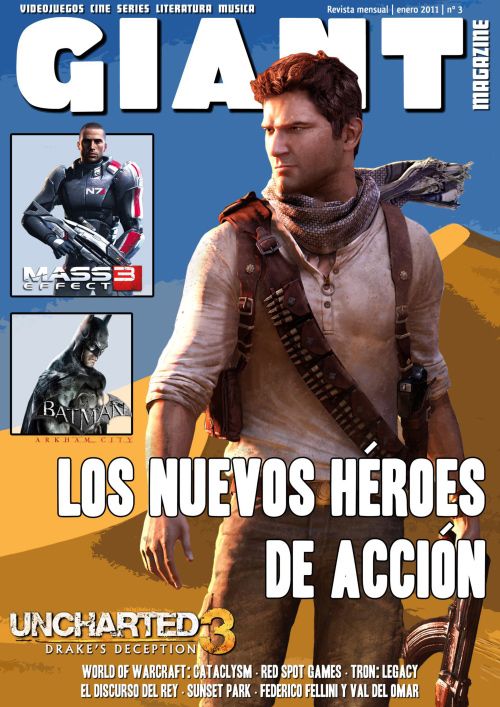 GIANT MAGAZINE magazine side cover Issue 3 March 2011