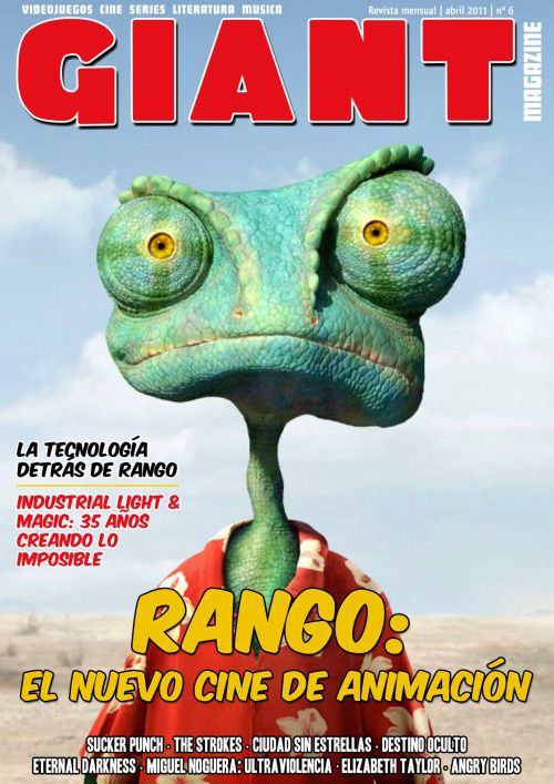 GIANT MAGAZINE magazine side cover Issue 6 April 2011