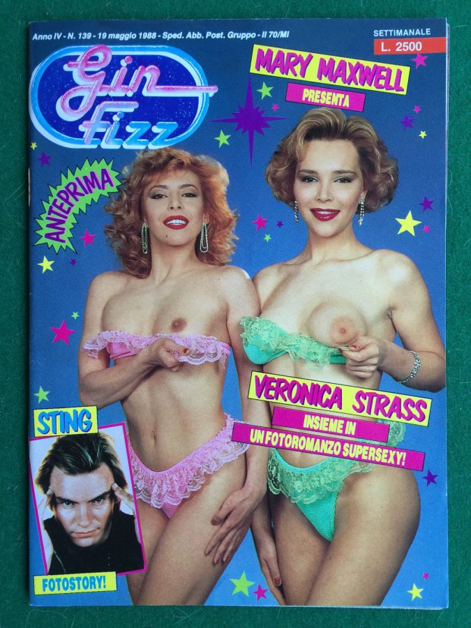 GIN FIZZ magazine side cover Issue 139 19 May 1988