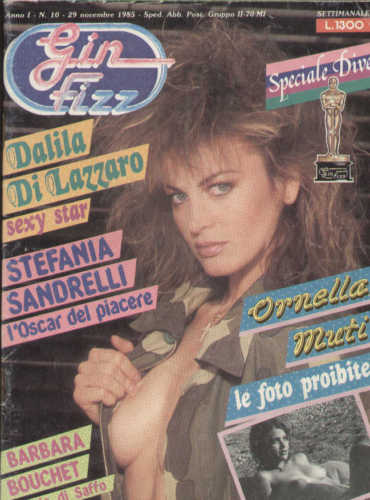 GIN FIZZ magazine side cover Issue 10 29 November 1985