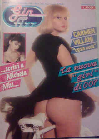 GIN FIZZ magazine side cover Issue 11 6 December 1985
