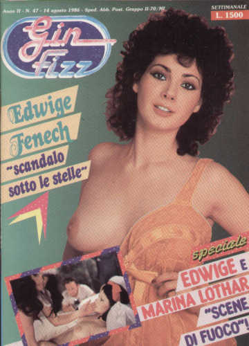 GIN FIZZ magazine side cover Issue 47 14 August 1986