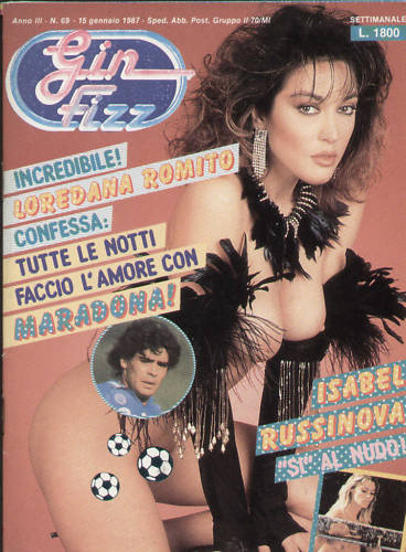 GIN FIZZ magazine side cover Issue 69 15 January 1987