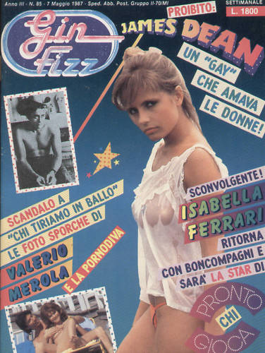GIN FIZZ magazine side cover Issue 85 7 May 1987