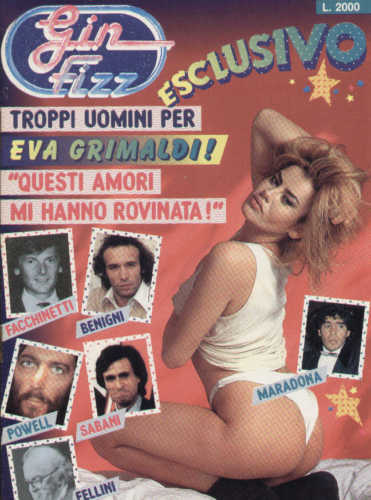 GIN FIZZ magazine side cover Issue 91 18 June 1987