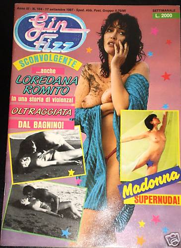 GIN FIZZ magazine side cover Issue 104 17 September 1987