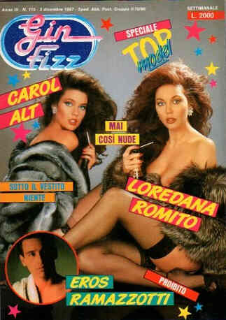 GIN FIZZ magazine side cover Issue 115 3 December 1987