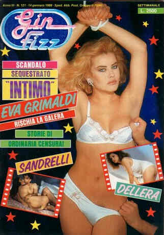 GIN FIZZ magazine side cover Issue 121 14 January 1988