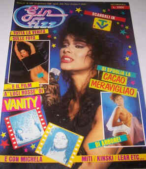 GIN FIZZ magazine side cover Issue 122 21 January 1988