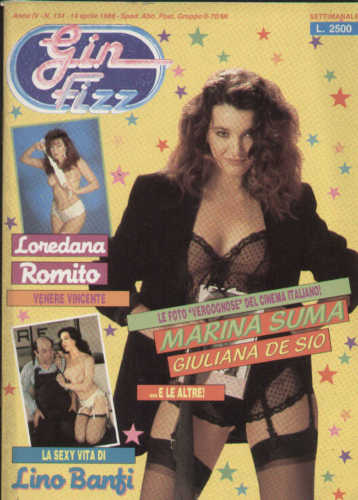 GIN FIZZ magazine side cover Issue 134 14 April 1988