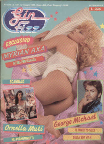 GIN FIZZ magazine side cover Issue 138 12 May 1988