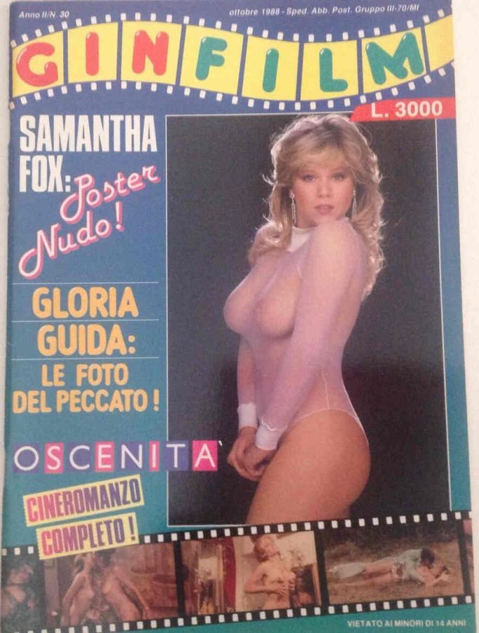 GINFILM magazine side cover Issue 30 October 1988