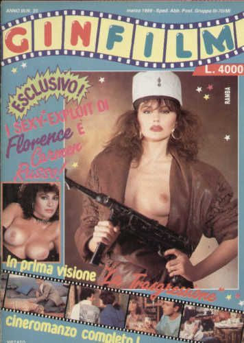 GINFILM magazine side cover Issue 35 March 1989