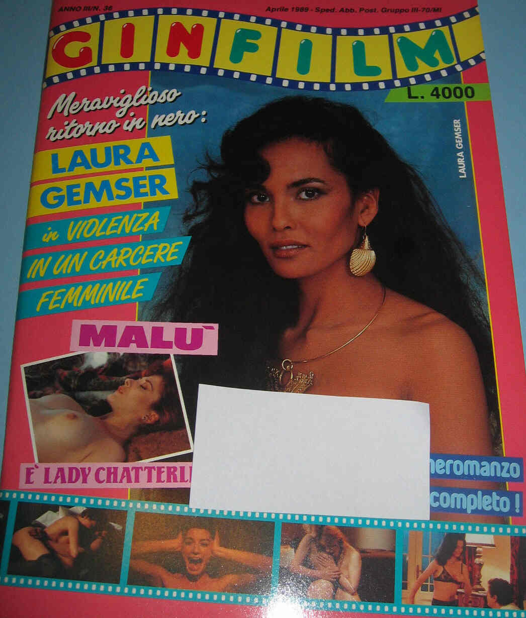 GINFILM magazine side cover Issue 36 April 1989