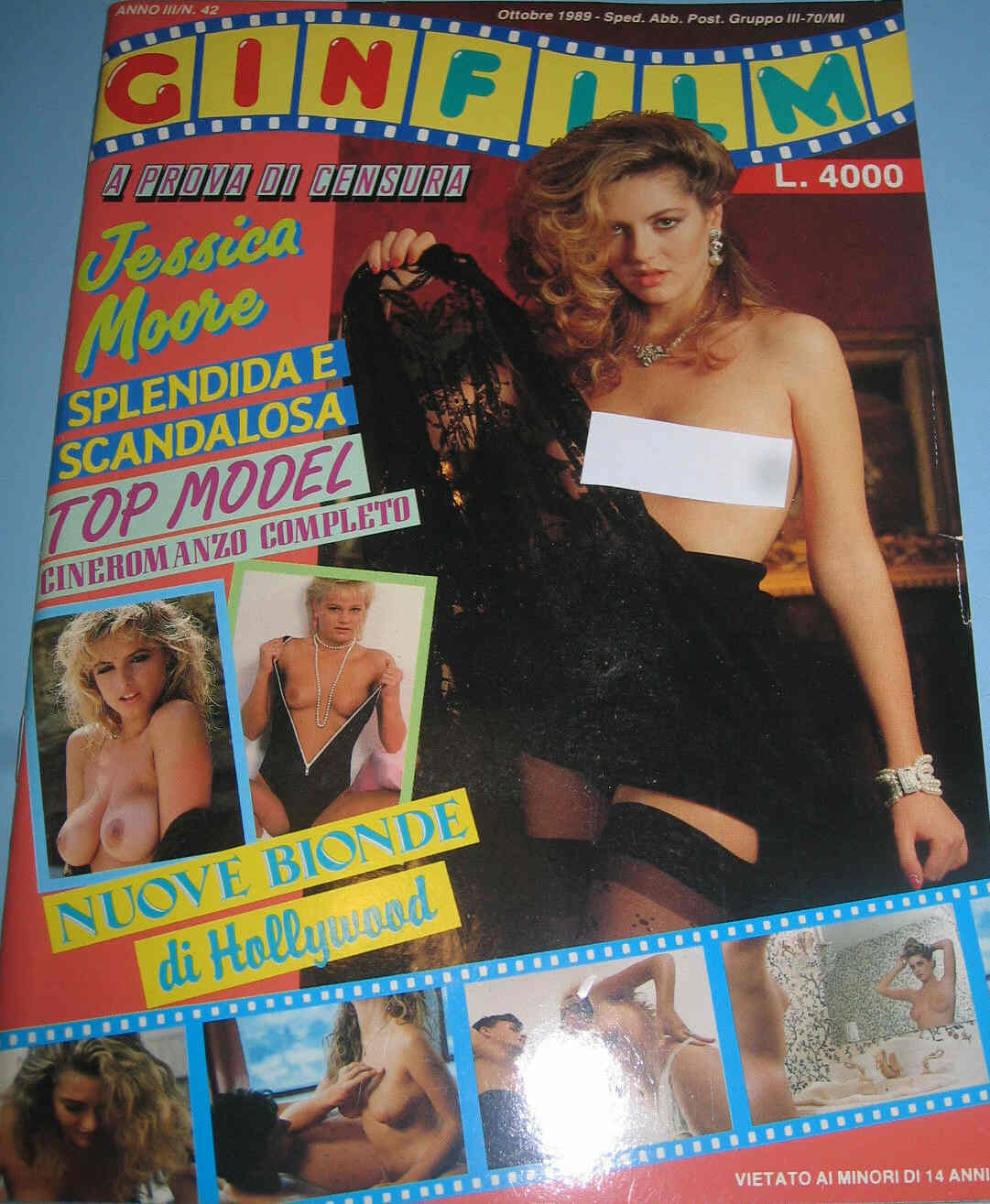 GINFILM magazine side cover Issue 42 October 1989