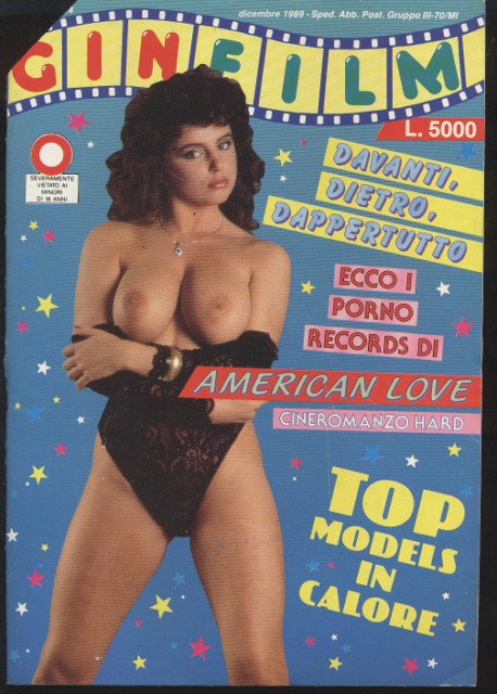 GINFILM magazine side cover Issue 44 December 1989
