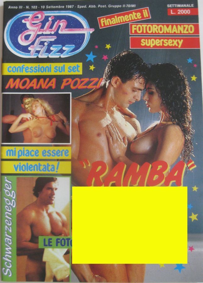 GIN FIZZ magazine side cover Issue 103 10 September 1987