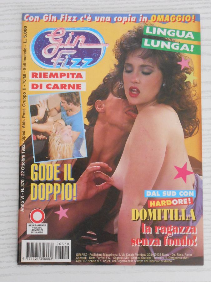 GIN FIZZ magazine side cover Issue 370 22 October 1992