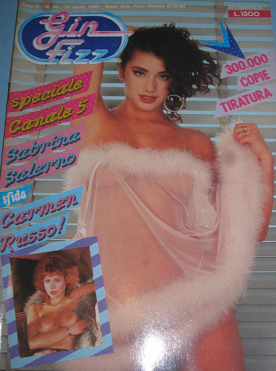 GIN FIZZ magazine side cover Issue 30 18 April 1986