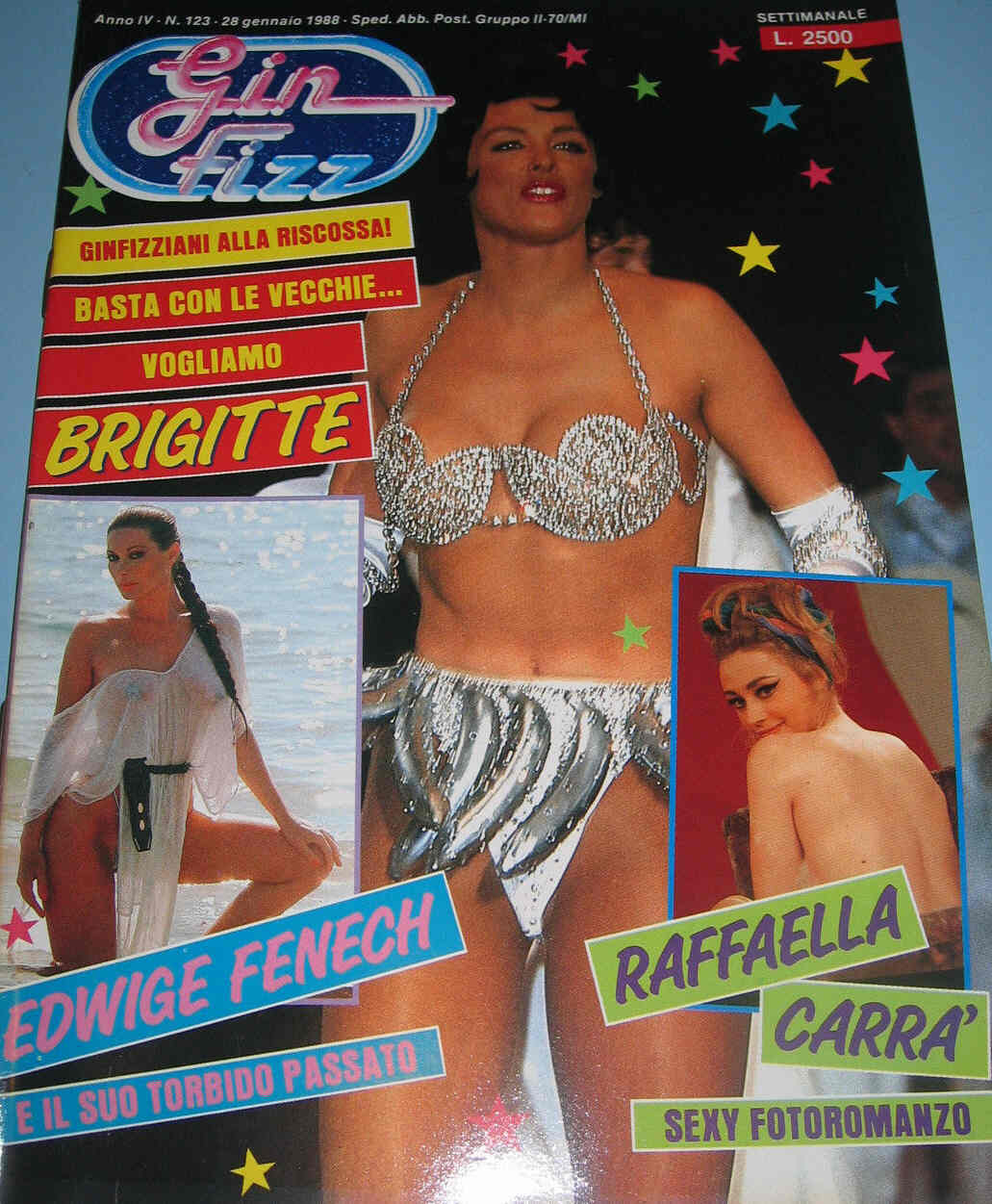 GIN FIZZ magazine side cover Issue 123 28 January 1988