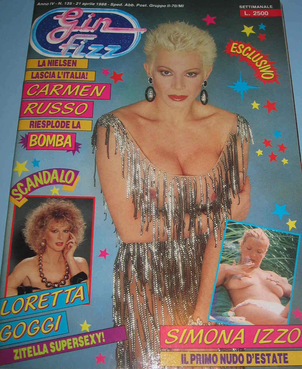 GIN FIZZ magazine side cover Issue 135 21 April 1988
