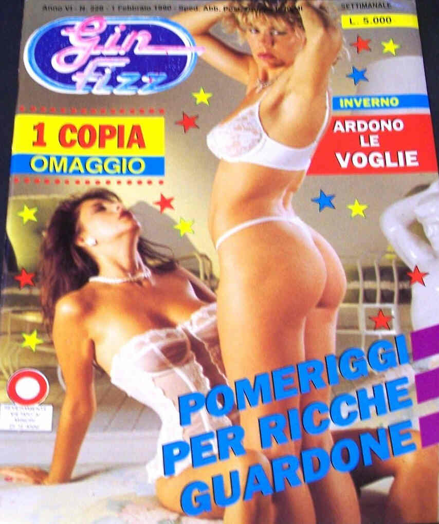 GIN FIZZ magazine side cover Issue 228 1 February 1990