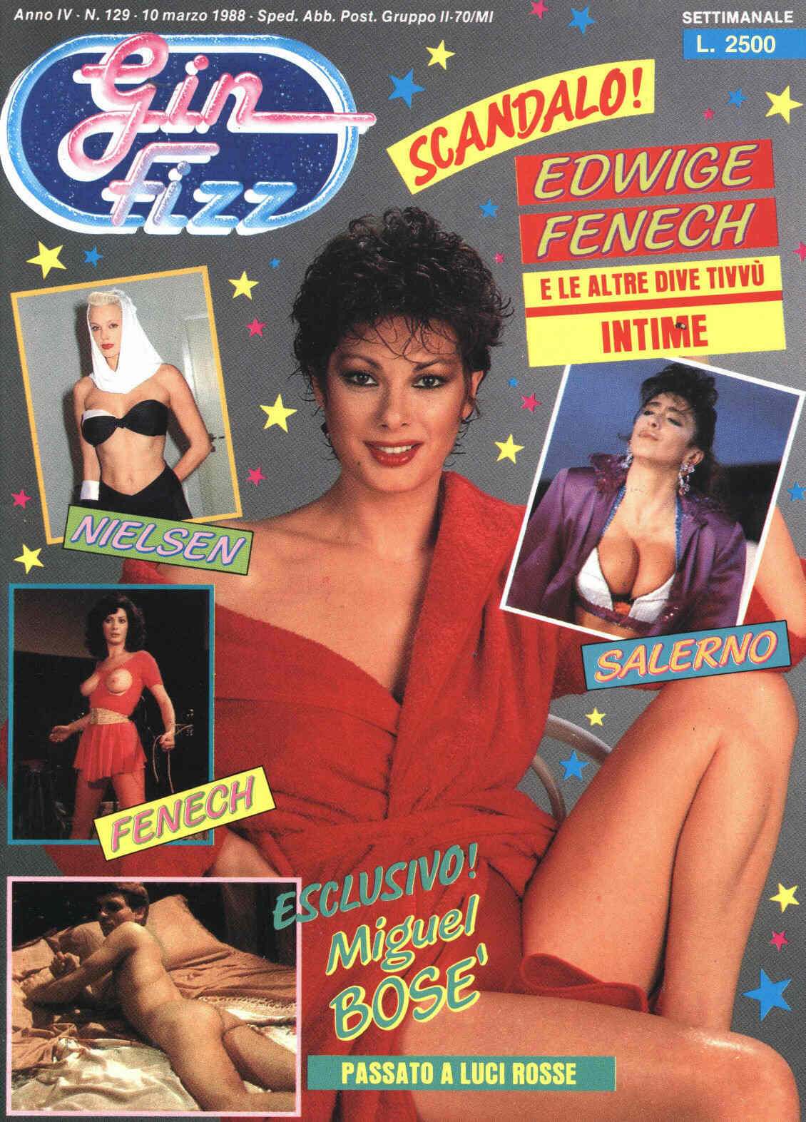 GIN FIZZ magazine side cover Issue 129 10 March 1988