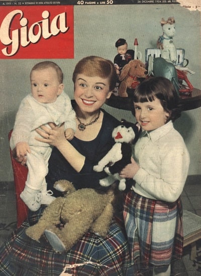 GIOIA magazine side cover 26 December 1954