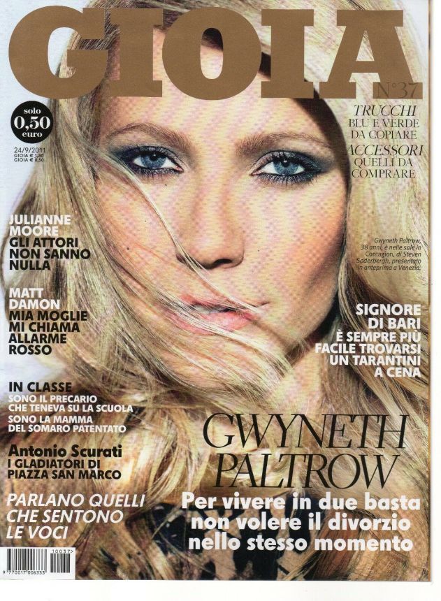 GIOIA magazine side cover Issue 37 24 September 2011
