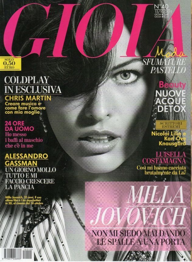 GIOIA magazine side cover Issue 40 15 October 2011