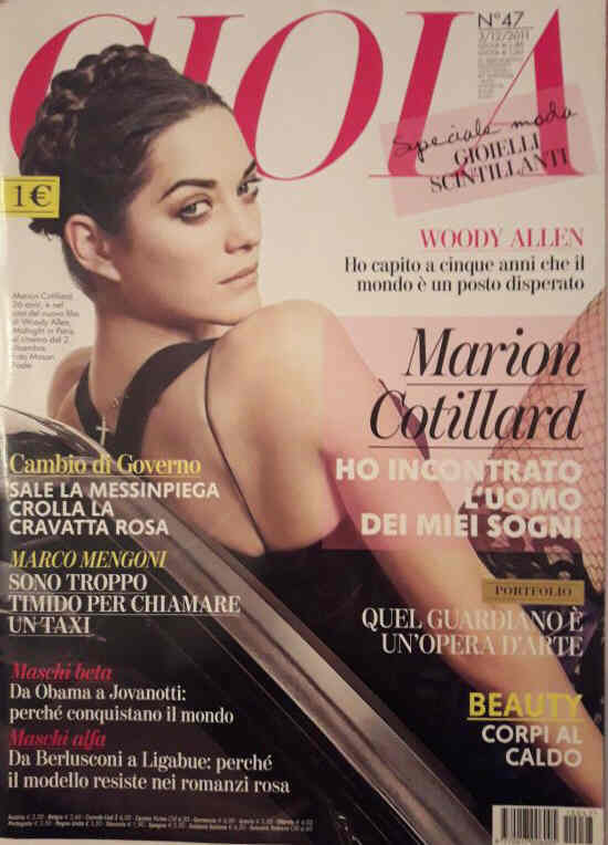 GIOIA magazine side cover Issue 47 3 December 2011