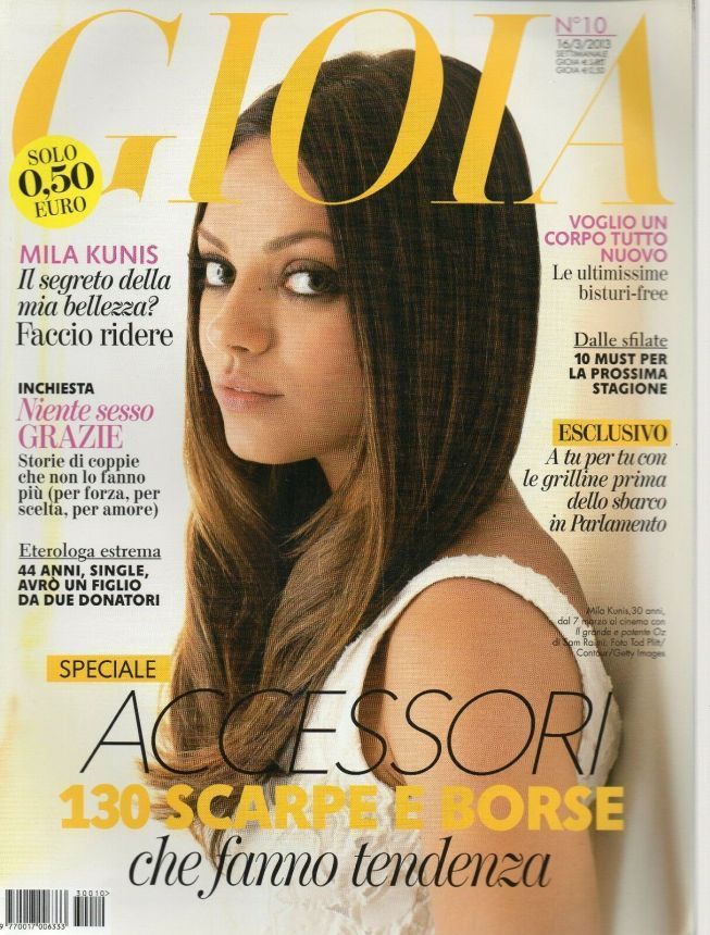 GIOIA magazine side cover Issue 10 16 March 2013