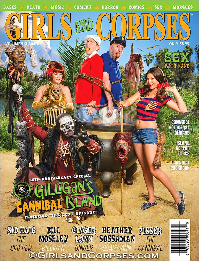 GIRLS AND CORPSES magazine side cover Issue 26 Summer 2015