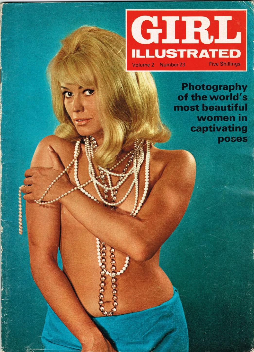 GIRL ILLUSTRATED magazine side cover Issue 23  November 1967