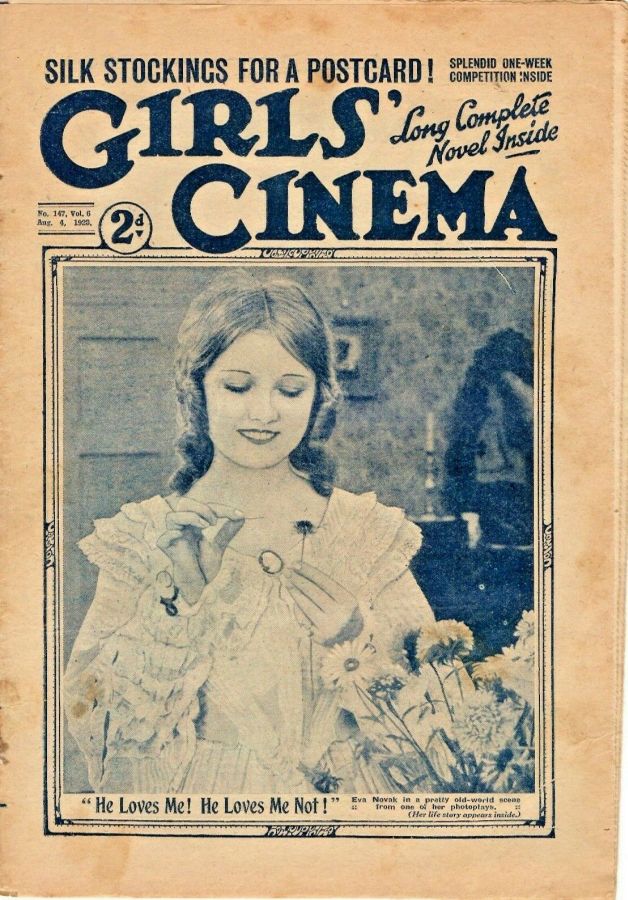 GIRLS CINEMA magazine side cover Issue 147 4 August 1923