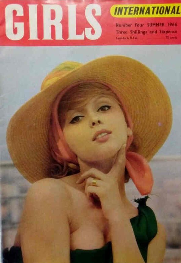 GIRLS INTERNATIONAL magazine side cover Issue 4 Summer 1966