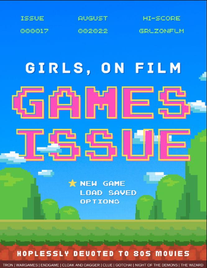 GIRLS ON FILM magazine side cover Issue 17  August 2022