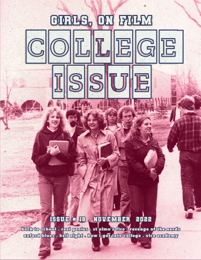 GIRLS ON FILM magazine side cover Issue 18  November 2022