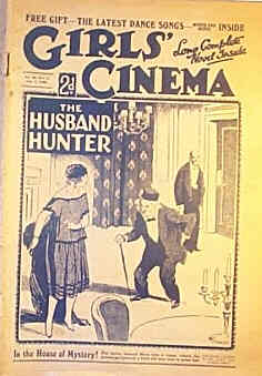 GIRLS CINEMA magazine side cover 7 January 1922